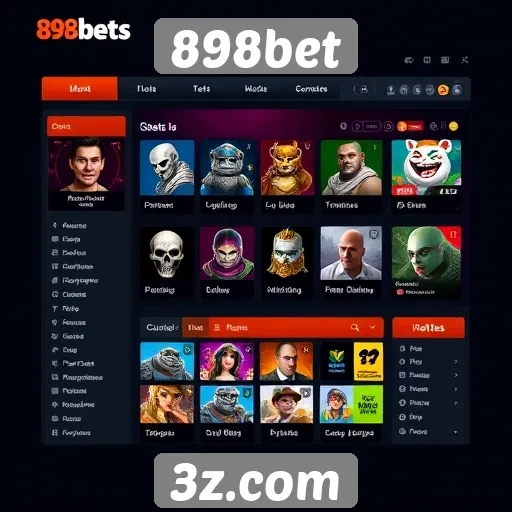 Interface do usuário no 898bet é intuitiva